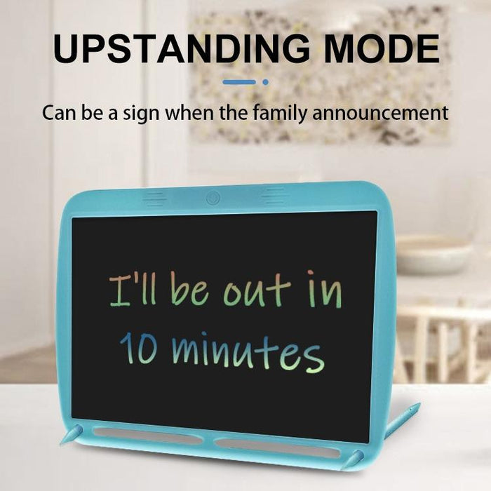 15 Inch Lcd Double Writing Board For Kids Blue