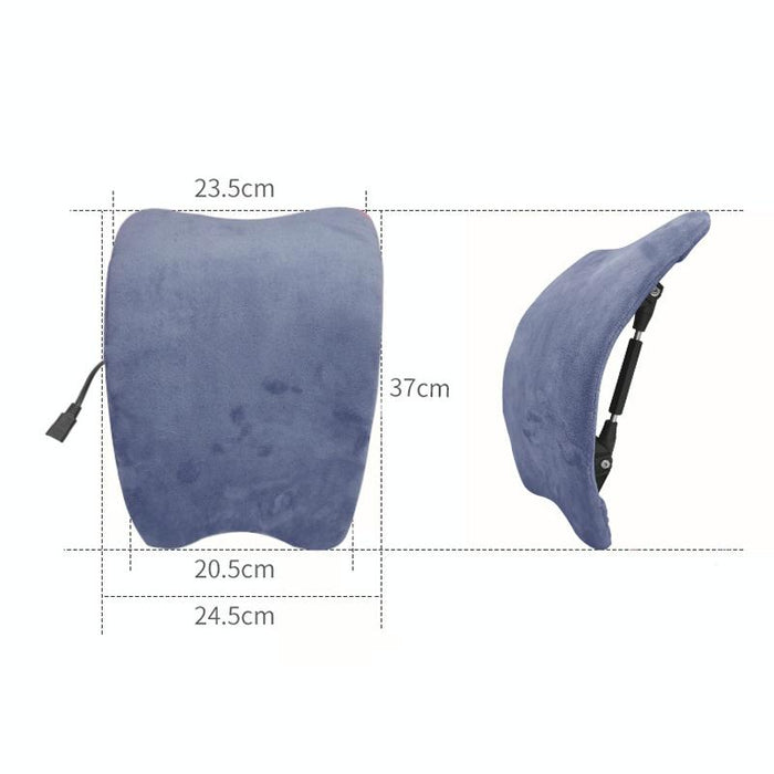 Electric Lumbar Support Pad Spine Stretcher & Massager 124 Vertebrae