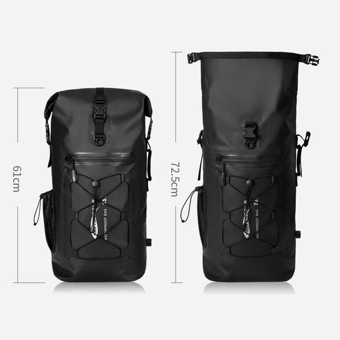 Waterproof 35L Outdoor Backpack Large Capacity Black