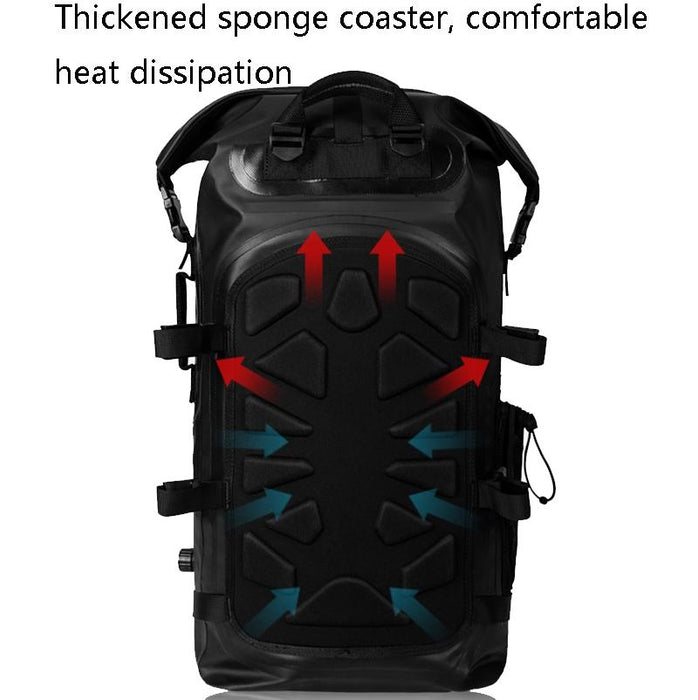 Waterproof 35L Outdoor Backpack Large Capacity Black