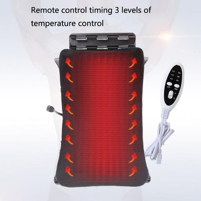 Electric Heating Belt For Lumbar Spine Correction Black