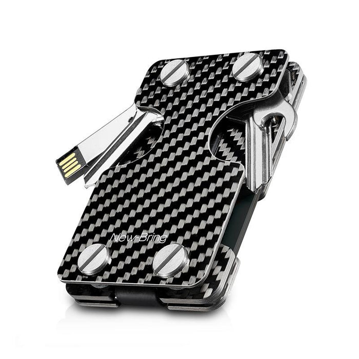 Multifunctional Edc Wallet For Keys & U Disk New Bring Metal Card Holder