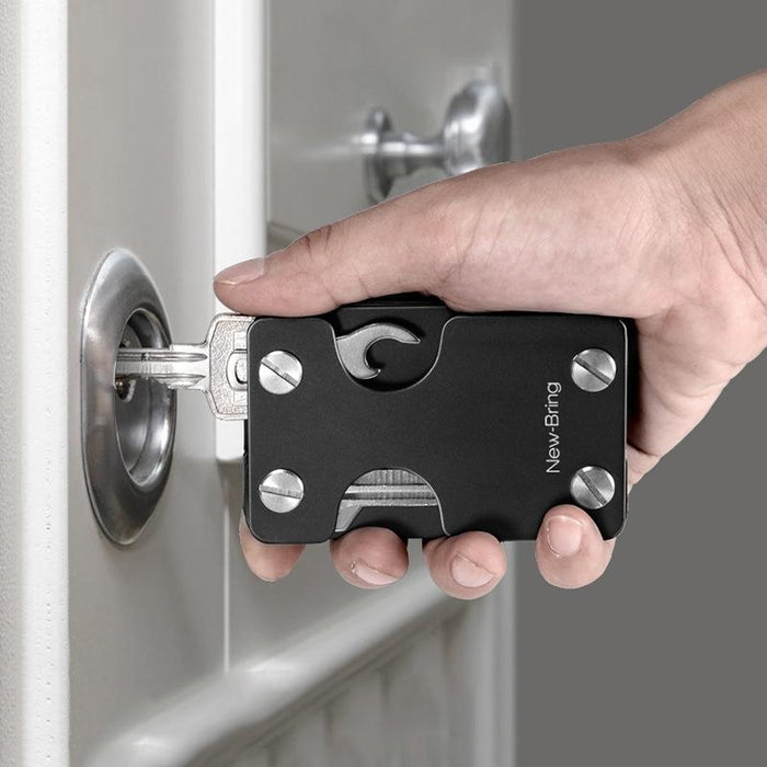 Multifunctional Edc Wallet For Keys & U Disk New Bring Metal Card Holder