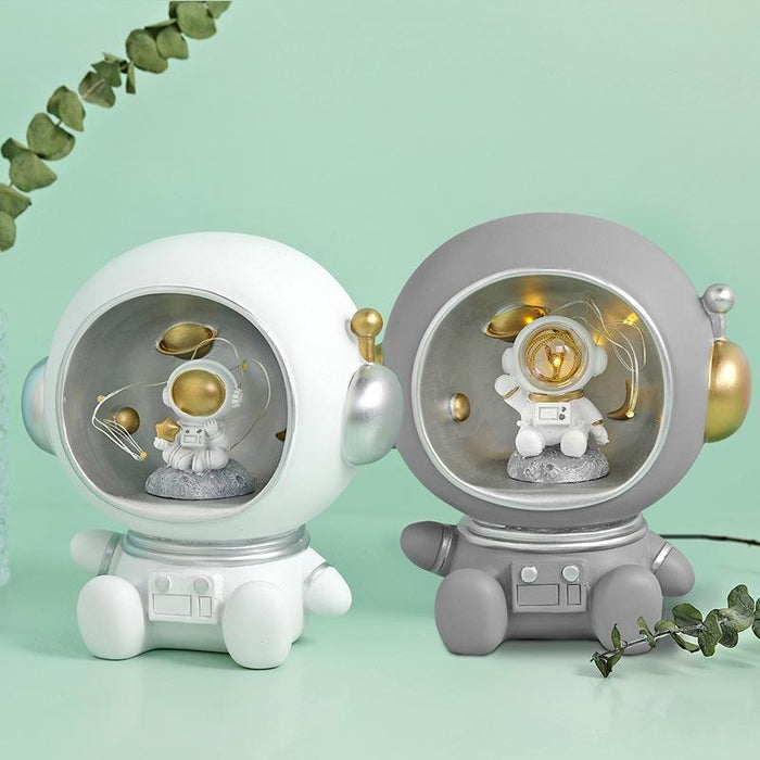 Resin Astronaut Night Light Space Star Ornament
