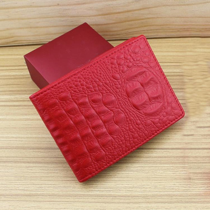Universal Crocodile Pattern Driver License Cover With Card Slot