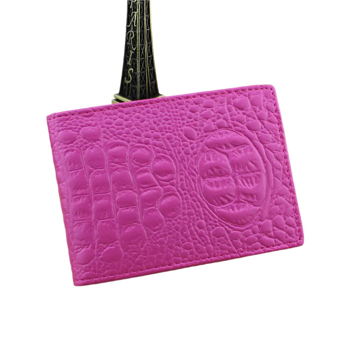 Universal Crocodile Pattern Driver License Cover With Card Slot