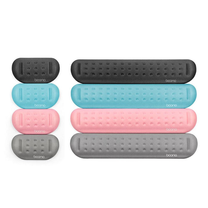 Silicone Memory Wrist Pad With Massage Hole Pink