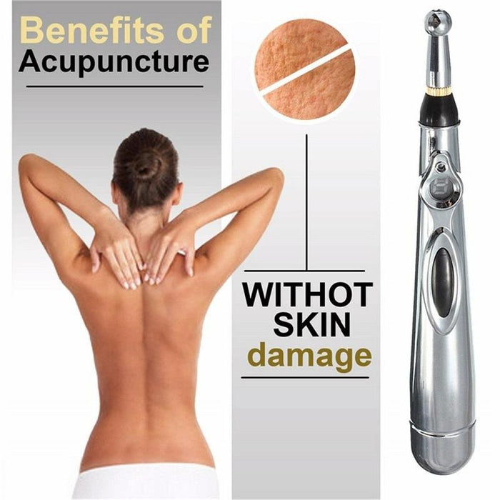 Automatic Acupuncture Pen For Pain Relief 5 Head Colour Boxes