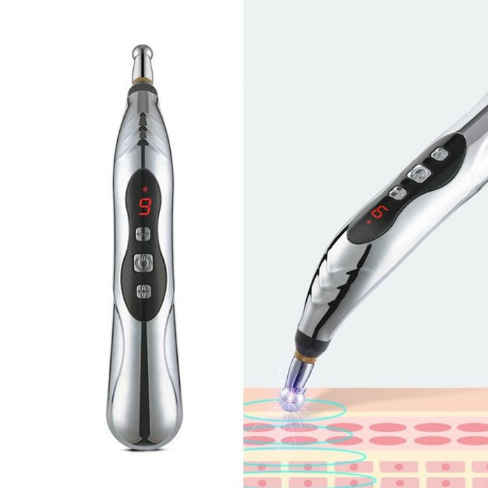 Electronic Acupuncture Pen 3 Head Circulating Energy Automatic Point Finding Home Pain Relief