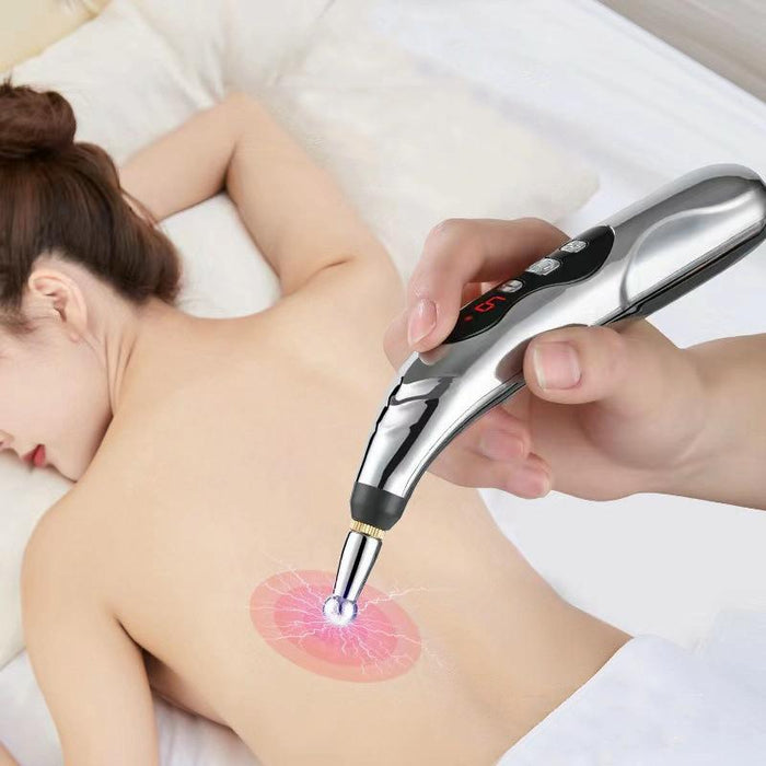 Electronic Acupuncture Pen 3 Head Circulating Energy Automatic Point Finding Home Pain Relief