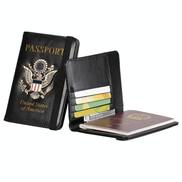 Multi Card Passport Holder Anti Magnetic Wallet
