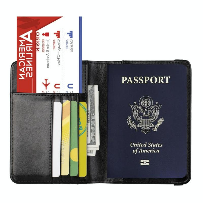 Multi Card Passport Holder Anti Magnetic Wallet