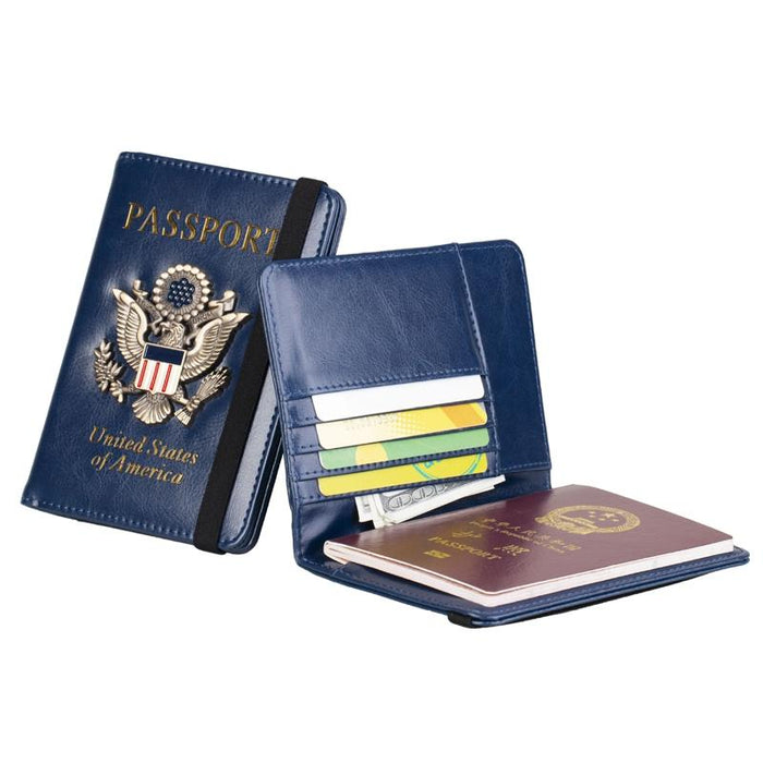 Multi Card Passport Holder Anti Magnetic Wallet