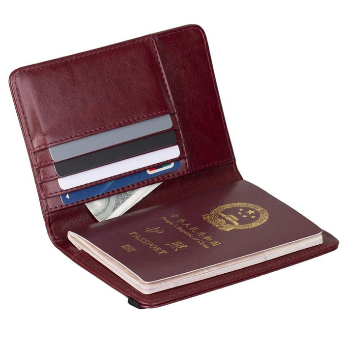 Multi Card Passport Holder Anti Magnetic Wallet