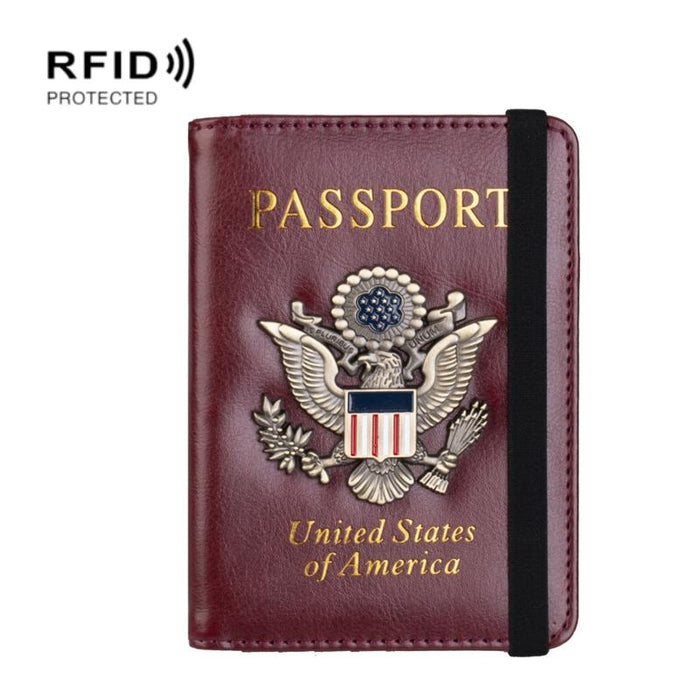 Multi Card Passport Holder Anti Magnetic Wallet