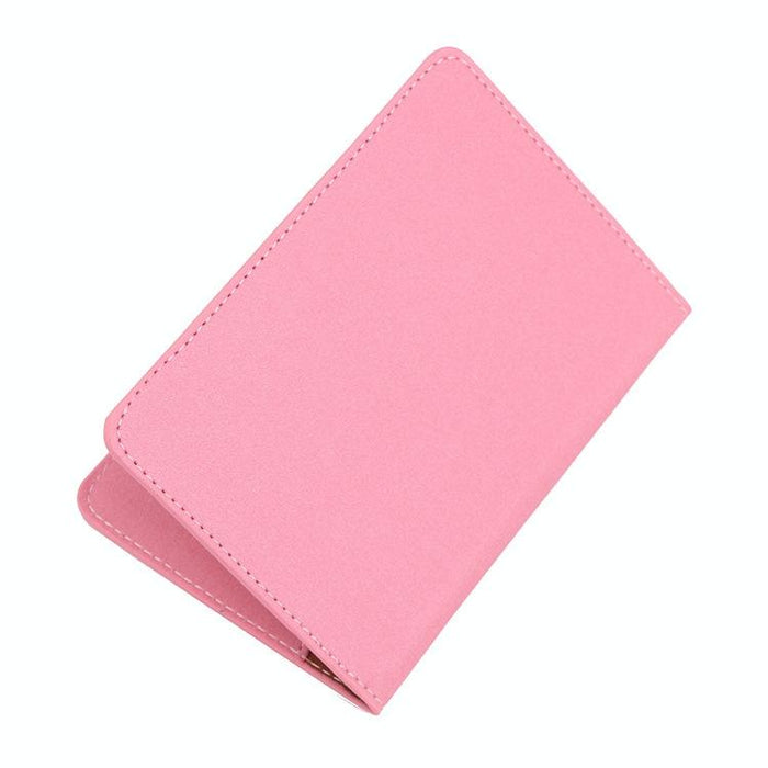 Frosted Pu Multi Card Passport Holder Big Red