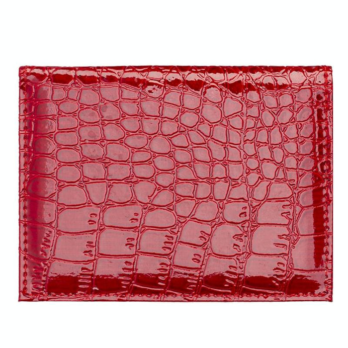 Pu Crocodile Pattern Card Holder Fits Cdc Documents