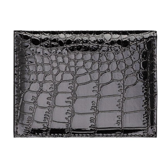 Pu Crocodile Pattern Card Holder Fits Cdc Documents