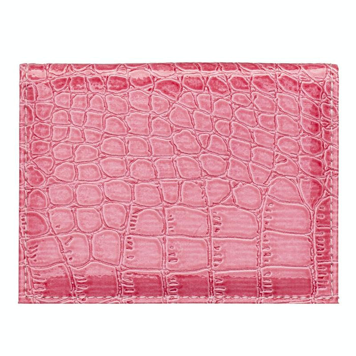 Pu Crocodile Pattern Card Holder Fits Cdc Documents