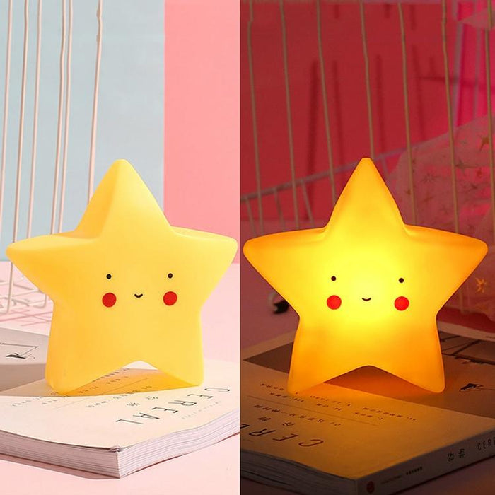 3-Piece Baby Night Light Set Star Design