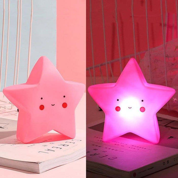 3-Piece Baby Night Light Set Star Design