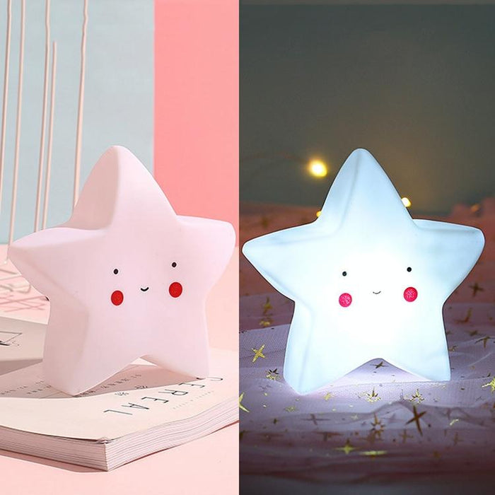 3-Piece Baby Night Light Set Star Design