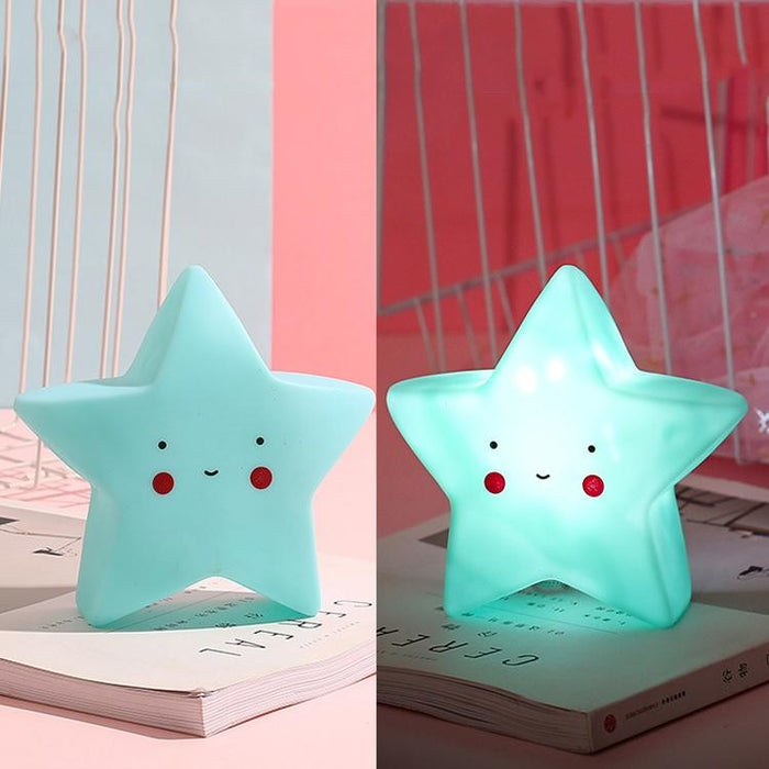 3-Piece Baby Night Light Set Star Design