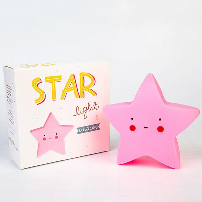 3-Piece Baby Night Light Set Star Design