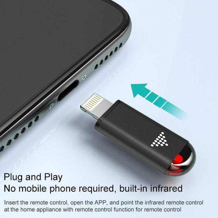 8 Pin Infrared Remote Control For R09 Mobile Phones Cyan