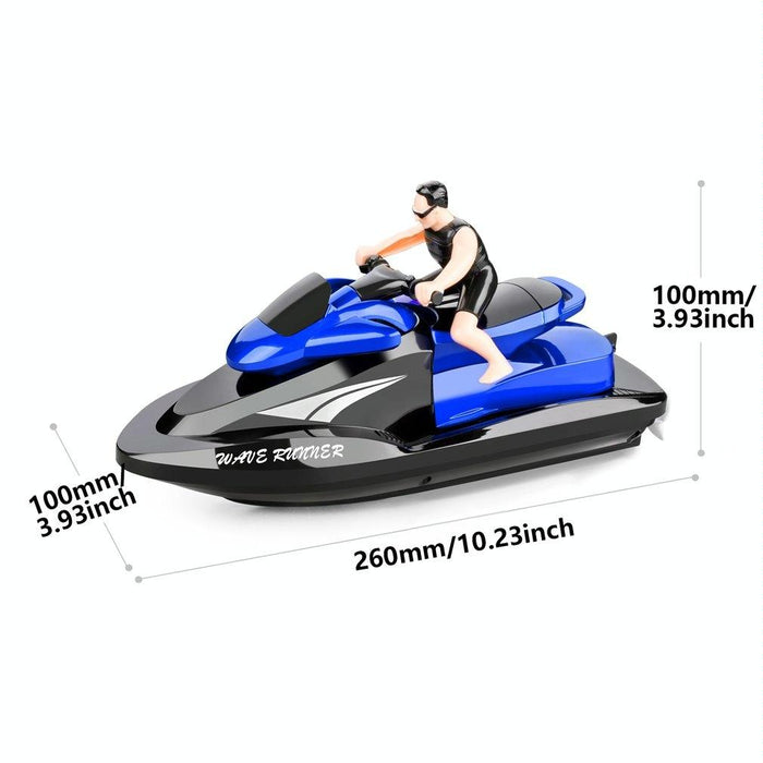 2.4G Rc Motor Speed Boat For Kids Red