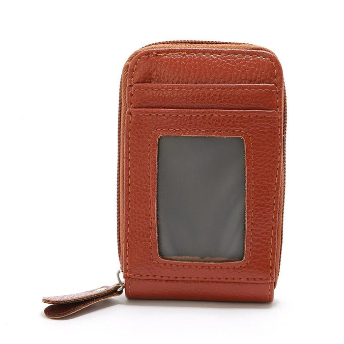 Woven Mini Coin Purse For Ladies Student Id & Card Holder