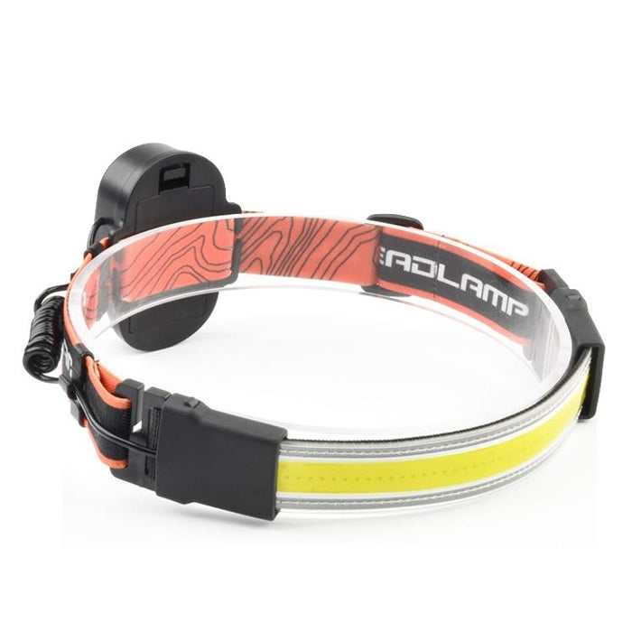 Outdoor Camping Cob Headlight Dry Battery