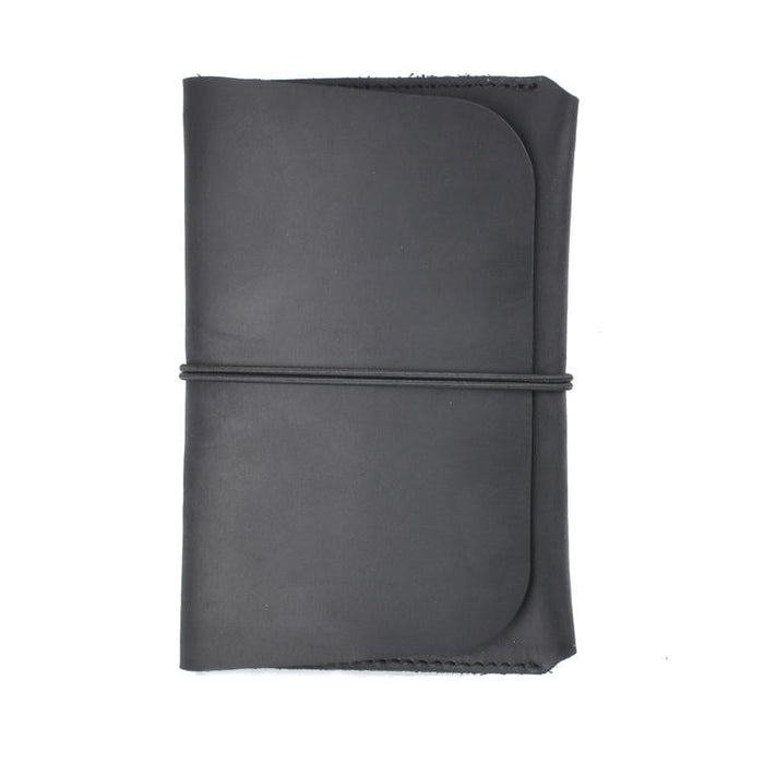 Retro Passport Wallet For Travel Crazy Horse Skin