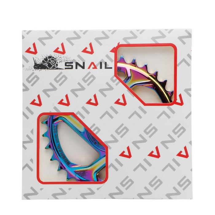 38T Gxp Direct-Shaped Mountain Bike Disk Black