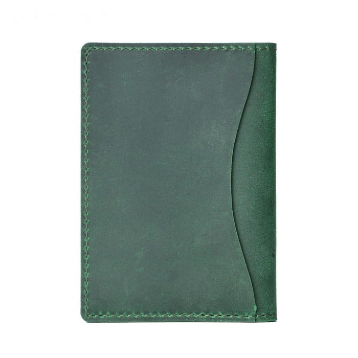 Minimalist Cowhide Card Holder Compact Wallet For Bank & Membership Cards