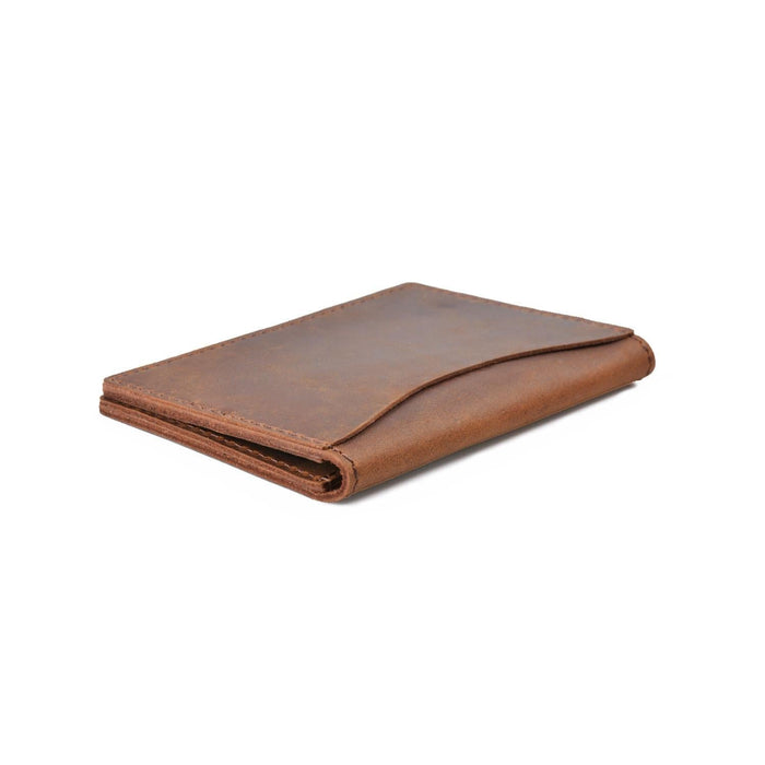 Minimalist Cowhide Card Holder Compact Wallet For Bank & Membership Cards