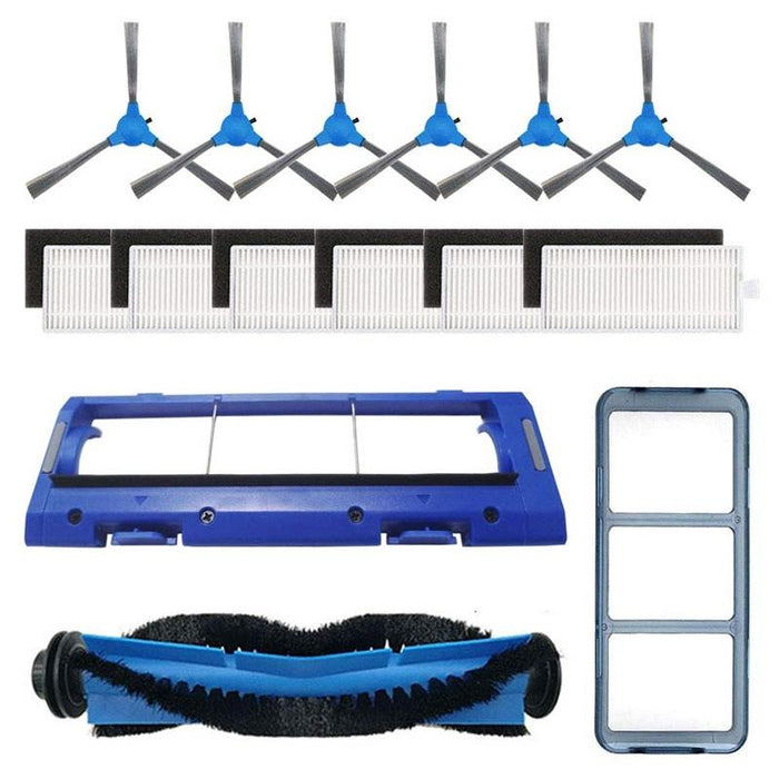 15-Piece Sweeper Set For Eufy 11S / Robovac / 30 / 30C / 15C Blue