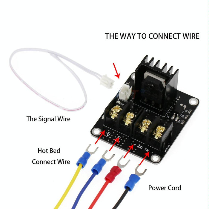 3D Printer Heated Bed Power Expansion Module For Anet A8 2 Pcs