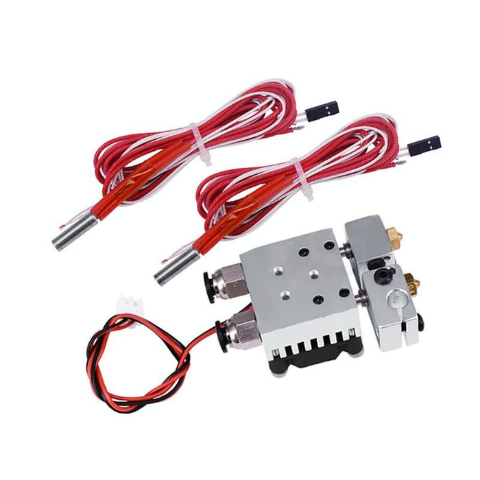 V6 Dual-Head Aluminum Block Kit With Cooling Fan
