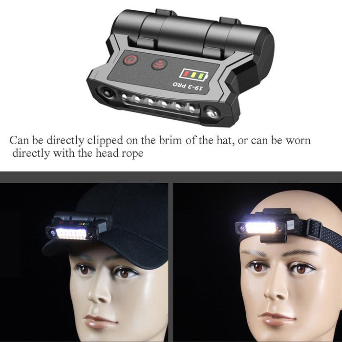Rechargeable Fishing Headlight Super Bright Clip Lamp