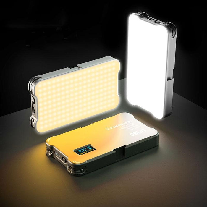 Lp160 180 Leds Square Pocket Fill Light Dual Colour Temperature Portable Mobile Phone Slr Computer Photography Fill Light