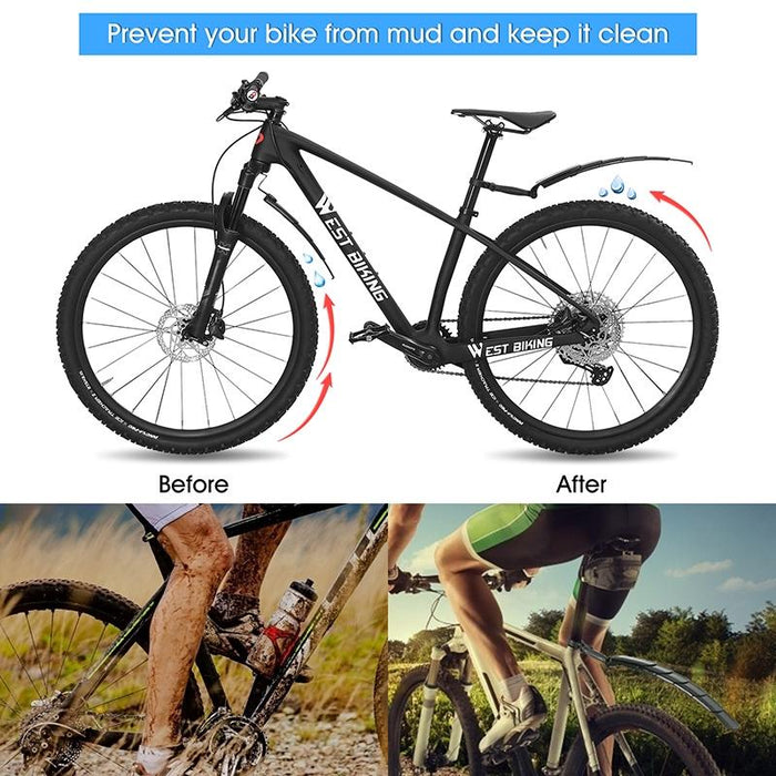 Retractable Folding Mudguards For Mountain Bikes