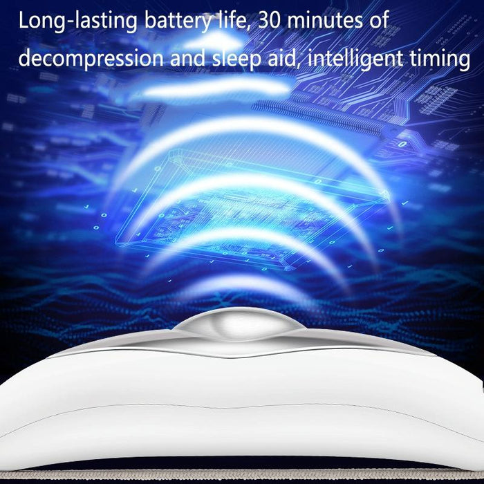 Wireless Micro-Current Sleep Aid Device Fast Sleep White