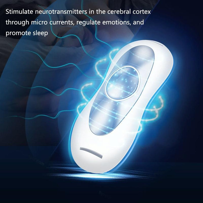 Wireless Micro-Current Sleep Aid Device Fast Sleep White