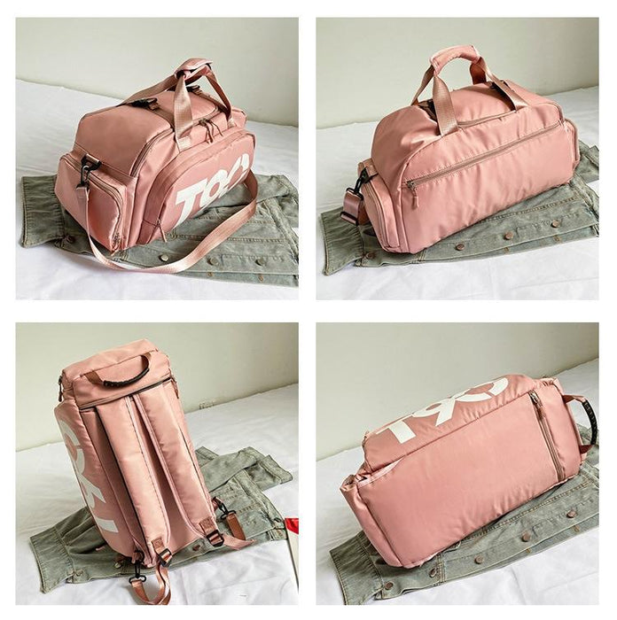 Large Capacity Sports Bag With Wet / Dry Separation