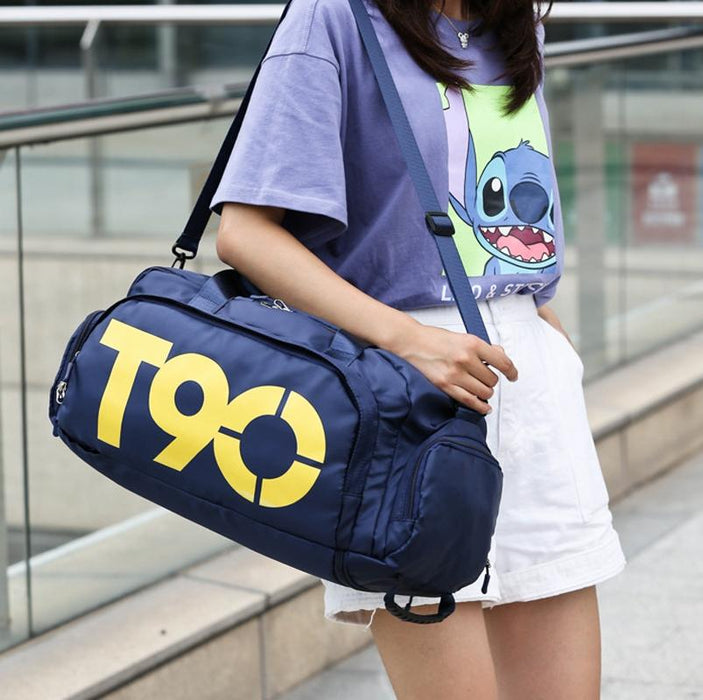 Large Capacity Sports Bag With Wet / Dry Separation