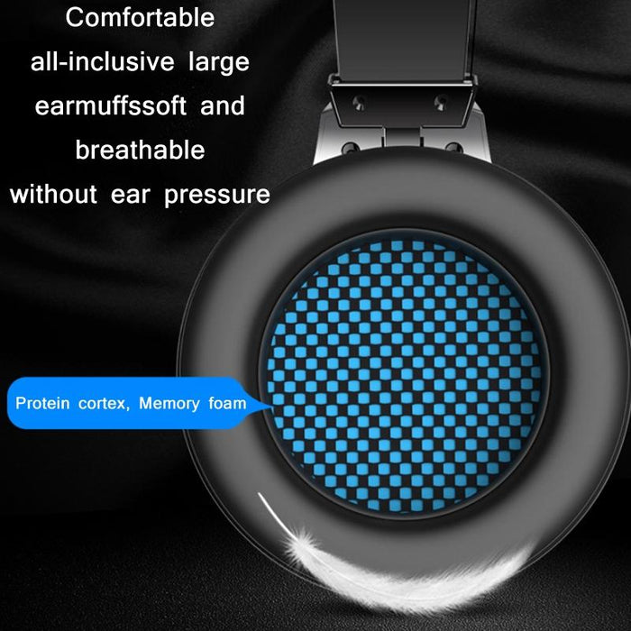 X8 Double Hole Gaming Headset With Mic Stars White