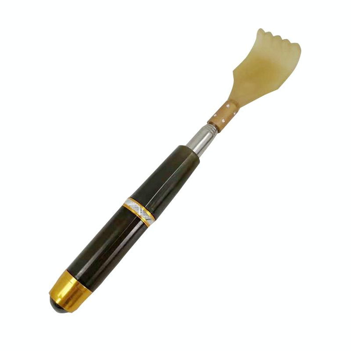 Retractable Back Scratcher With Magnetic Tickler