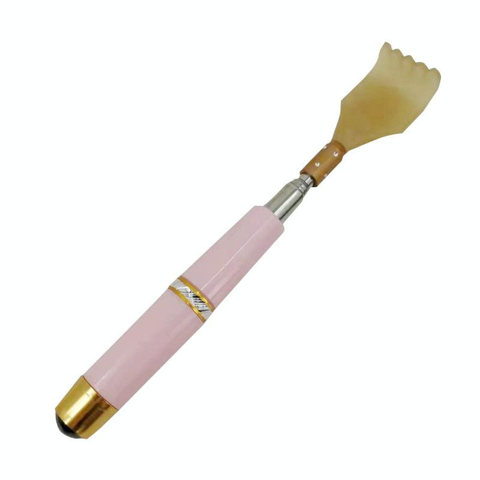 Retractable Back Scratcher With Magnetic Tickler