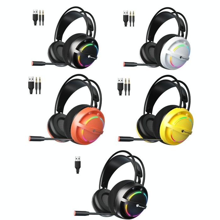 Usb Gaming Earphones With Mic 7.1 Black